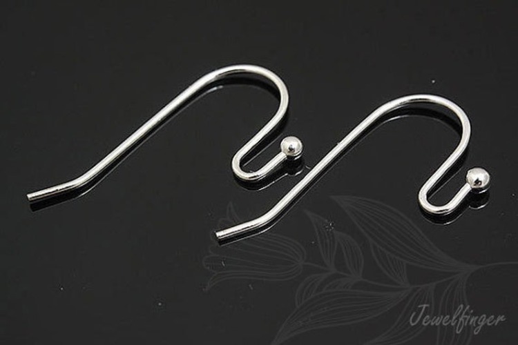 B197-Ternary Alloy Plated (10pairs)-2mm Ball Earwires-French Hook Ear Wire-French wire hook-Nickel free, [PRODUCT_SEARCH_KEYWORD], JEWELFINGER-INBEAD, [CURRENT_CATE_NAME]
