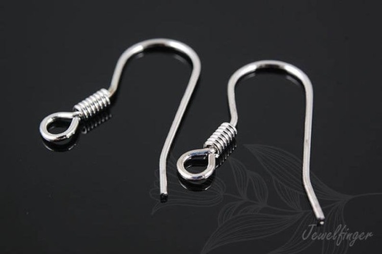 [W] B348-Ternary Alloy Plated (200pairs)-Earwires-Fish Hook Ear Wire-French wire hook-Nickel free, [PRODUCT_SEARCH_KEYWORD], JEWELFINGER-INBEAD, [CURRENT_CATE_NAME]