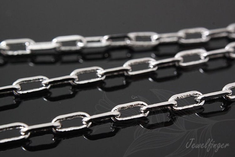 [W] A004-235S-4D/C Chain-Rhodium Plated(20M), [PRODUCT_SEARCH_KEYWORD], JEWELFINGER-INBEAD, [CURRENT_CATE_NAME]