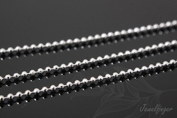 A049- 1.2mm Cutting Ball Chain-Ternary Alloy Plated (1M), [PRODUCT_SEARCH_KEYWORD], JEWELFINGER-INBEAD, [CURRENT_CATE_NAME]