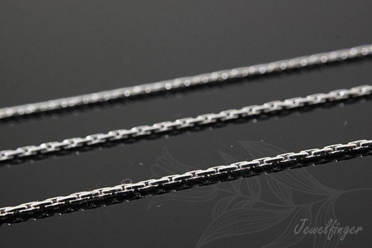 [W] A029-0.8mm 235PNR Chain-Ternary Alloy Plated (20M), [PRODUCT_SEARCH_KEYWORD], JEWELFINGER-INBEAD, [CURRENT_CATE_NAME]