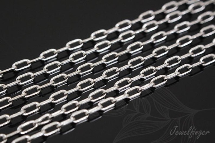 A173-260SB-4D/C Chain-Rhodium Plated (1M), [PRODUCT_SEARCH_KEYWORD], JEWELFINGER-INBEAD, [CURRENT_CATE_NAME]