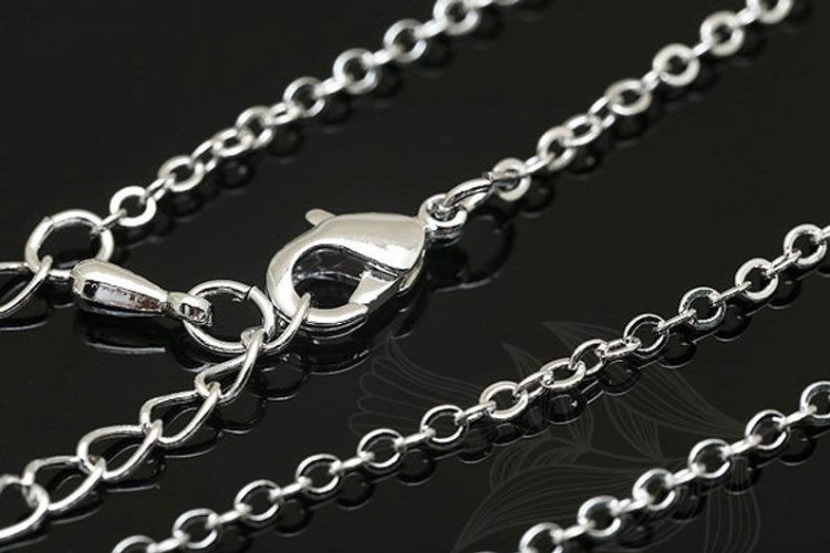 [W] B242-235SF Chain 47cm-Ternary Alloy Plated Ready Made Necklace (20pcs), [PRODUCT_SEARCH_KEYWORD], JEWELFINGER-INBEAD, [CURRENT_CATE_NAME]