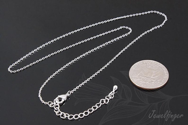 [W] B188-235S 4DC Chain 47cm-Ternary Alloy Plated Ready Made Necklace (20pcs), [PRODUCT_SEARCH_KEYWORD], JEWELFINGER-INBEAD, [CURRENT_CATE_NAME]