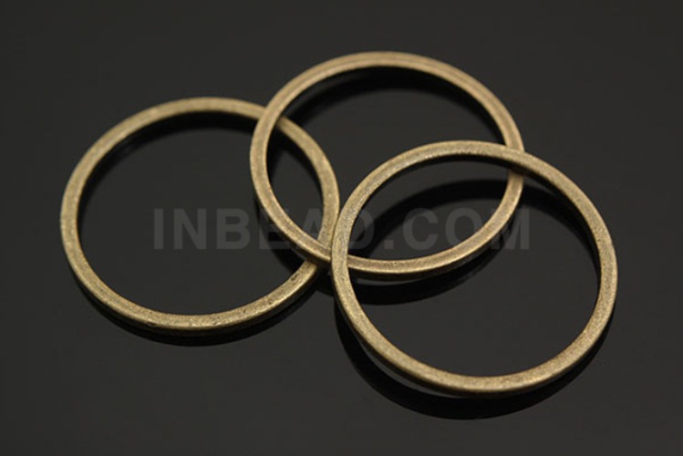B335 -Antique brass plated 16mm Slice Pipe Ring (10 pcs), [PRODUCT_SEARCH_KEYWORD], JEWELFINGER-INBEAD, [CURRENT_CATE_NAME]