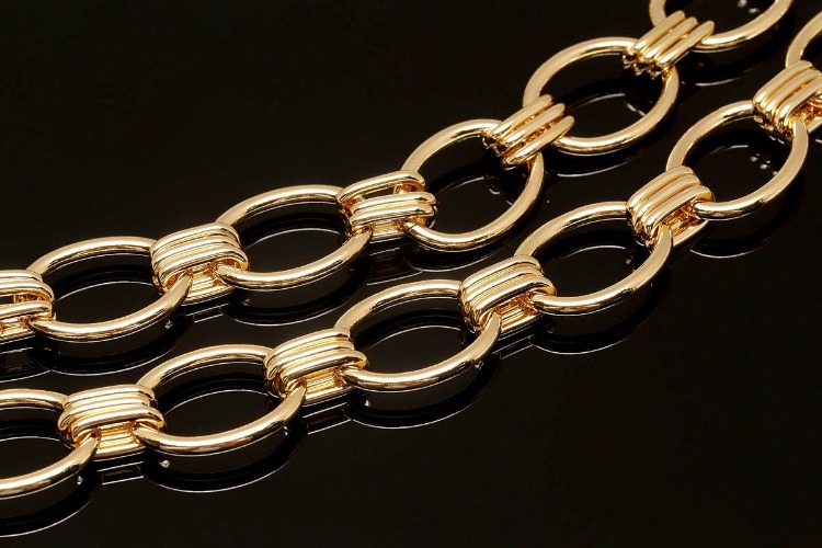 A519-Gold Plated 2953 Chain (50CM), [PRODUCT_SEARCH_KEYWORD], JEWELFINGER-INBEAD, [CURRENT_CATE_NAME]