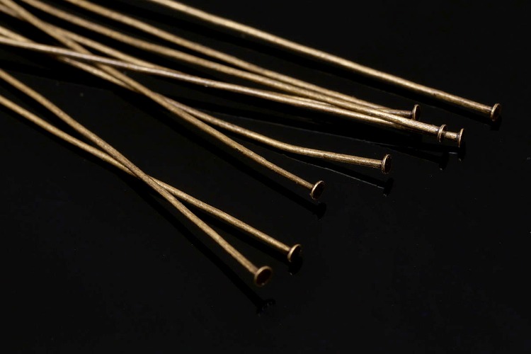 B006-13 gram-0.5*50mm-Headpin-Antique brass, [PRODUCT_SEARCH_KEYWORD], JEWELFINGER-INBEAD, [CURRENT_CATE_NAME]