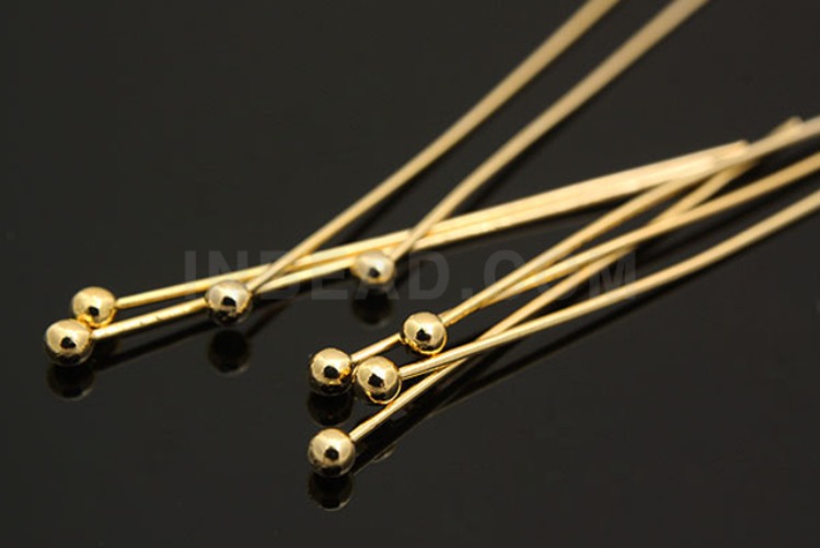 [W] B298-50 gram-05*30mm-Ballpin-Gold plated-soft type, [PRODUCT_SEARCH_KEYWORD], JEWELFINGER-INBEAD, [CURRENT_CATE_NAME]