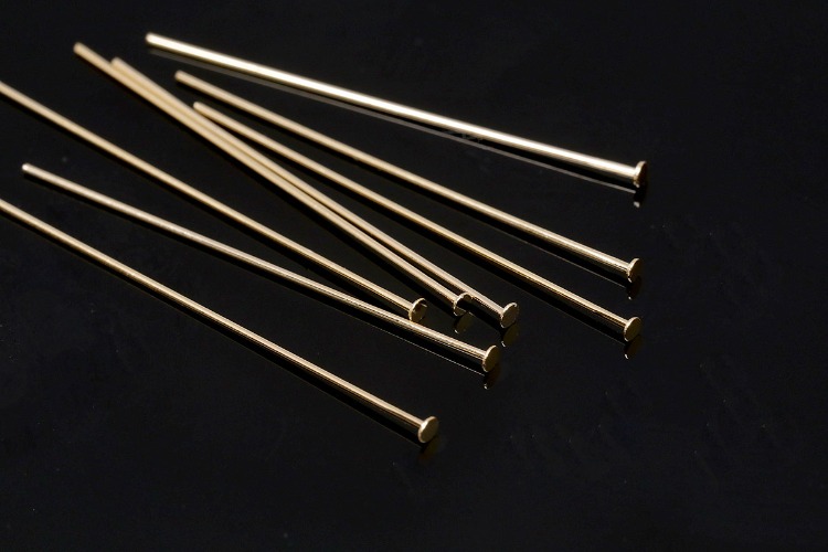 [W] B029-100 gram-05*30mm-Headpin-Gold plated-Hard type, [PRODUCT_SEARCH_KEYWORD], JEWELFINGER-INBEAD, [CURRENT_CATE_NAME]