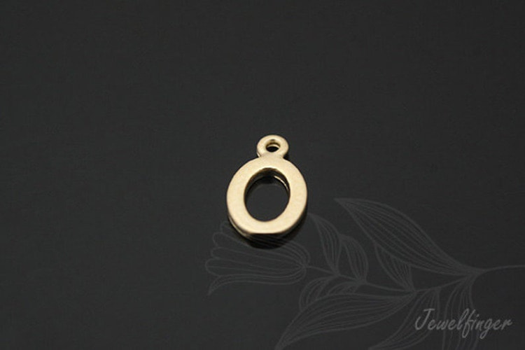 S755-Matt Gold Plated-(5pcs)-Number 0-Jewelry Making-Wholesale Jewelry Finding-Jewelry Supplies-Wholesale Number, [PRODUCT_SEARCH_KEYWORD], JEWELFINGER-INBEAD, [CURRENT_CATE_NAME]