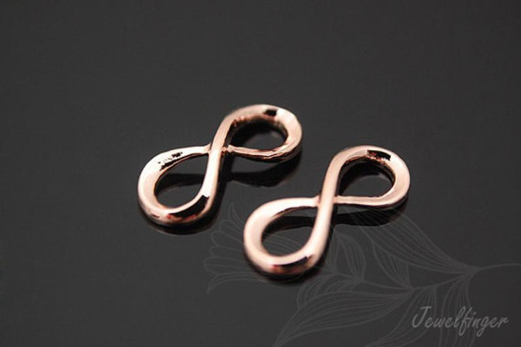 [W]C965-Pink Gold Plated-(20pcs)-Tiny Infinity Charm-Small Infinity Pendant-Jewelry Making-Wholesale Jewelry Finding-Jewelry Supplies-Wholesale Charm, [PRODUCT_SEARCH_KEYWORD], JEWELFINGER-INBEAD, [CURRENT_CATE_NAME]