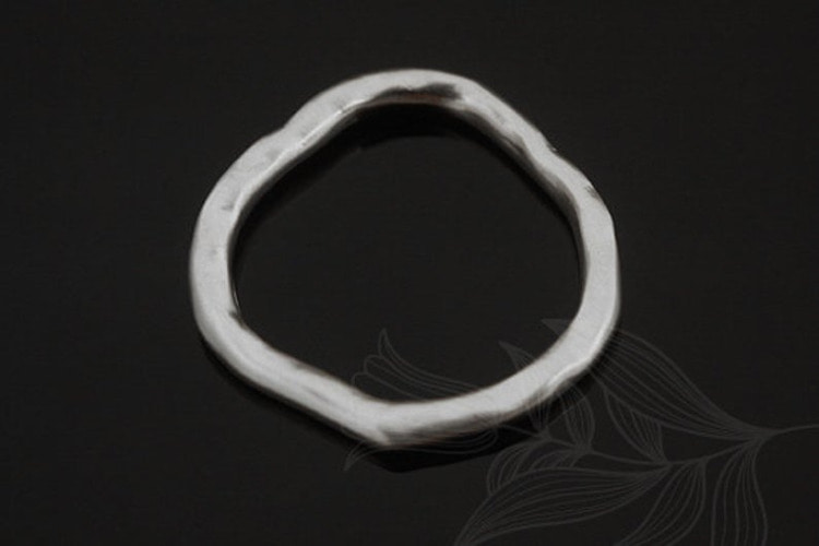 M1602-Matt Rhodium Plated-(2pcs)-Ring Pendant-Metal Pendant-Wholesale Pendants, [PRODUCT_SEARCH_KEYWORD], JEWELFINGER-INBEAD, [CURRENT_CATE_NAME]