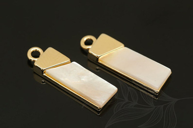 M1695-Gold Plated-(2pcs)-Nacre, [PRODUCT_SEARCH_KEYWORD], JEWELFINGER-INBEAD, [CURRENT_CATE_NAME]
