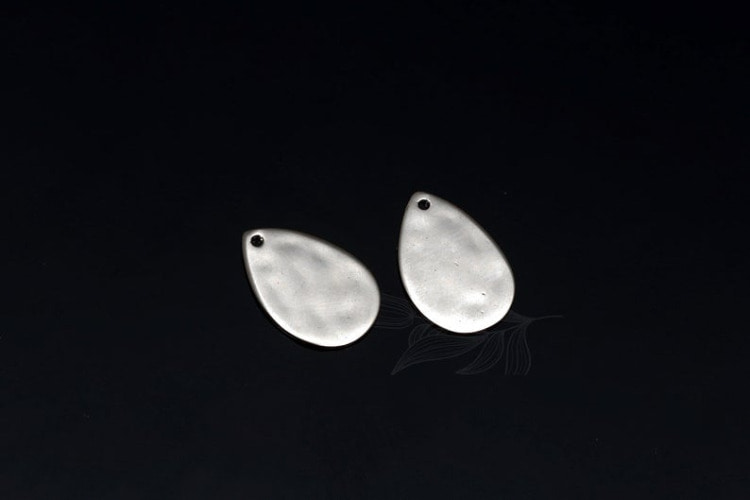 [W] M1769-Matt Rhodium Plated-(20 pcs)-Tear Drop Charm-Link Earring Dangles Drops-Stamping Blank Charms-Small Charms-Wholesale Charms-S, [PRODUCT_SEARCH_KEYWORD], JEWELFINGER-INBEAD, [CURRENT_CATE_NAME]