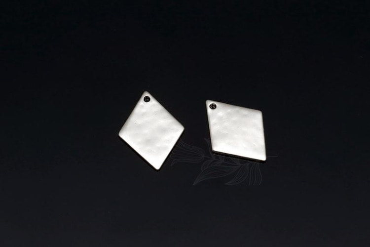 [W] M1771-Matt Rhodium Plated-(20pcs)-Rhombus Diamond Charms-Link Earring Dangles-Stamping Blank Charms-Small Charms-Wholesale Charms-S, [PRODUCT_SEARCH_KEYWORD], JEWELFINGER-INBEAD, [CURRENT_CATE_NAME]