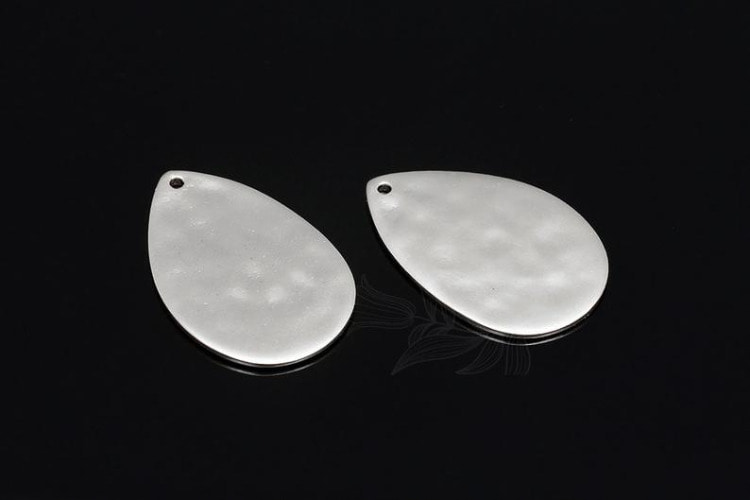 [W] M1773-Matt Rhodium Plated-(20 pcs)-Tear Drop-Link Earring Dangles Drops-Stamping Blank-Large Charms-Wholesale Charms-L, [PRODUCT_SEARCH_KEYWORD], JEWELFINGER-INBEAD, [CURRENT_CATE_NAME]