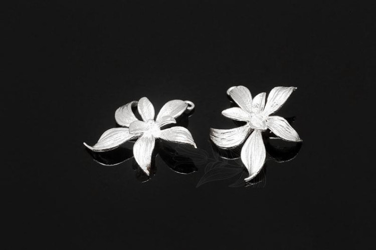[W] H1189-Matt Rhodium Plated-(20 pcs)-Flower Shaped Pendant-Flower Charms-Wholesale Pendants, [PRODUCT_SEARCH_KEYWORD], JEWELFINGER-INBEAD, [CURRENT_CATE_NAME]