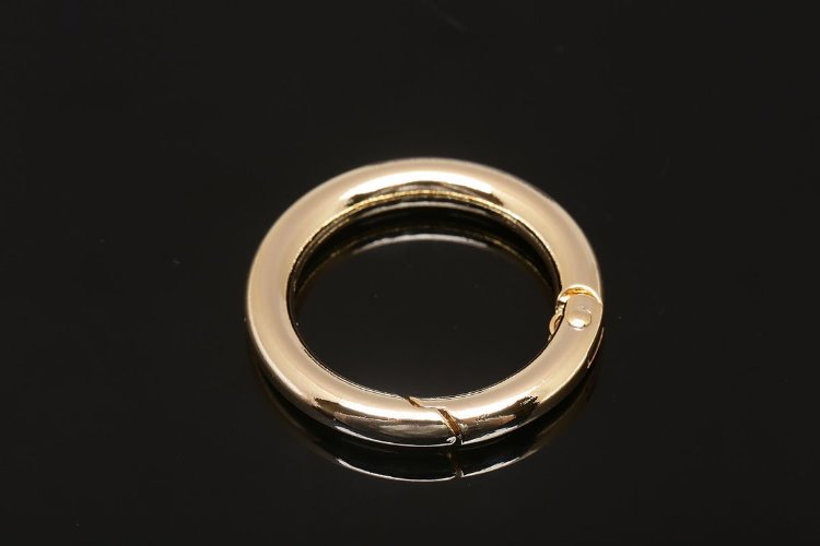 [W] B518-Gold Plated 30mm Ring clasp (20pcs), [PRODUCT_SEARCH_KEYWORD], JEWELFINGER-INBEAD, [CURRENT_CATE_NAME]