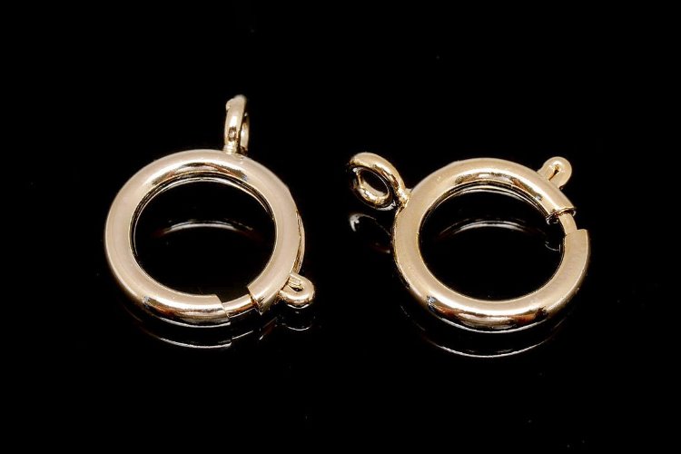 [W] B460-Gold Plated 16mm SR clasp (20pcs), [PRODUCT_SEARCH_KEYWORD], JEWELFINGER-INBEAD, [CURRENT_CATE_NAME]