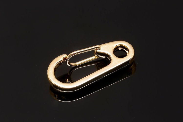 [W] K1039-Gold Plated Long Snap Key ring (20pcs), [PRODUCT_SEARCH_KEYWORD], JEWELFINGER-INBEAD, [CURRENT_CATE_NAME]