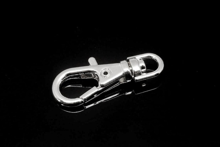 S505-Ternary Alloy Plated 9.5*23mm swible lobster clasp (2pcs), [PRODUCT_SEARCH_KEYWORD], JEWELFINGER-INBEAD, [CURRENT_CATE_NAME]
