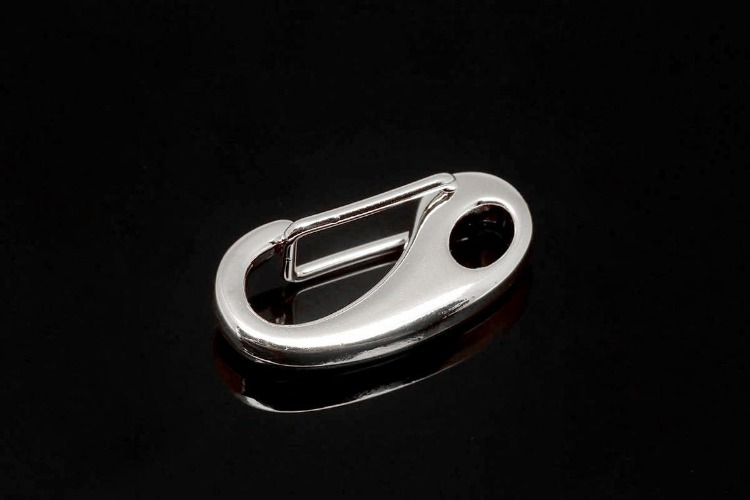 S488-Ternary Alloy Plated Smooth Snap Key ring (2pcs), [PRODUCT_SEARCH_KEYWORD], JEWELFINGER-INBEAD, [CURRENT_CATE_NAME]