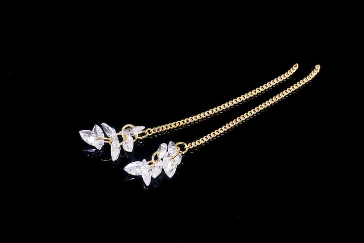 [W] H1290-Gold Plated-(20 pcs)-54mm Cubic Chain-Tiny Cubic Chain Pendant-Wholesale Pendants, [PRODUCT_SEARCH_KEYWORD], JEWELFINGER-INBEAD, [CURRENT_CATE_NAME]