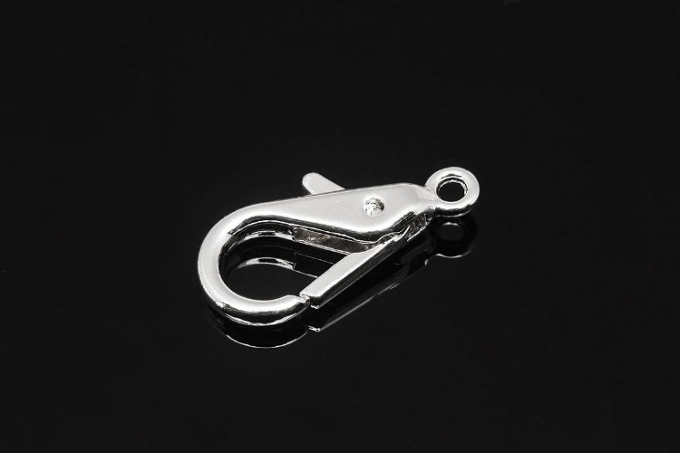S490-Ternary Alloy Plated 11*23 mm mid lobster clasp (2pcs), [PRODUCT_SEARCH_KEYWORD], JEWELFINGER-INBEAD, [CURRENT_CATE_NAME]