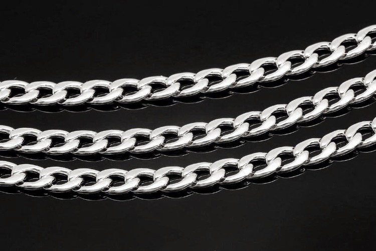 [W] A540-Ternary Alloy Plated 7*4mm 112 NF Chain (20M), [PRODUCT_SEARCH_KEYWORD], JEWELFINGER-INBEAD, [CURRENT_CATE_NAME]