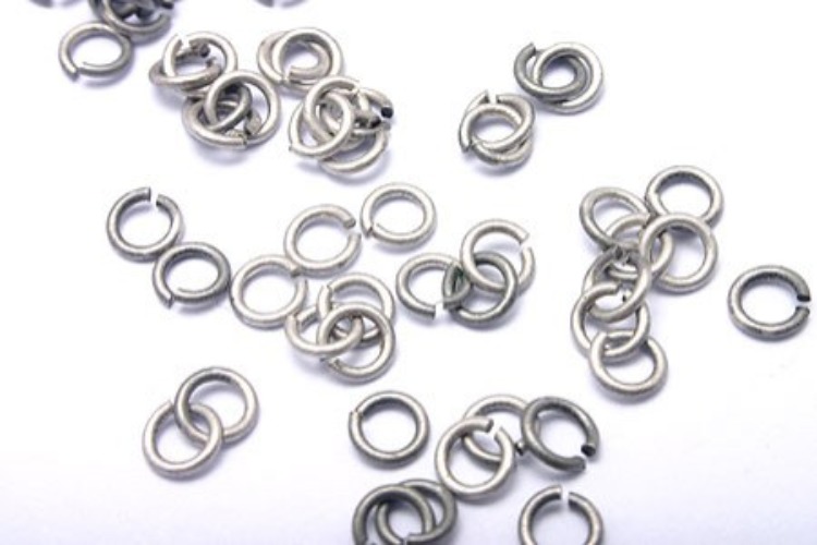 [W] B059-06x2 Antique Silver plated  Jump ring-Open link (90g), [PRODUCT_SEARCH_KEYWORD], JEWELFINGER-INBEAD, [CURRENT_CATE_NAME]