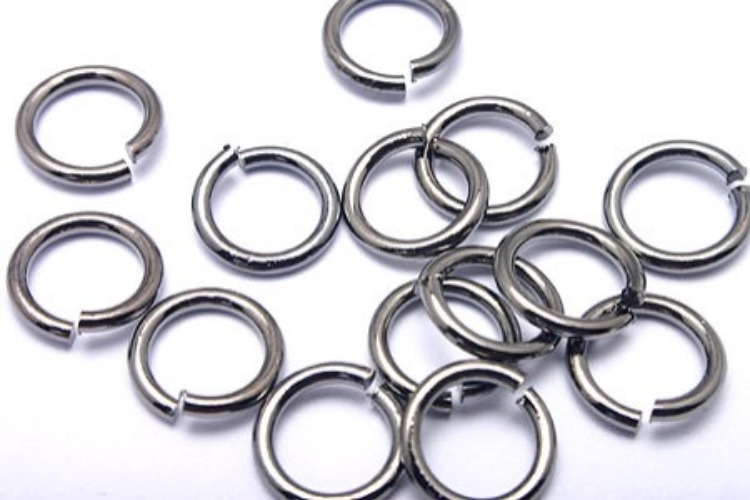 B051-1*5 Ni free blackmetal plated O Jump ring (20g), [PRODUCT_SEARCH_KEYWORD], JEWELFINGER-INBEAD, [CURRENT_CATE_NAME]
