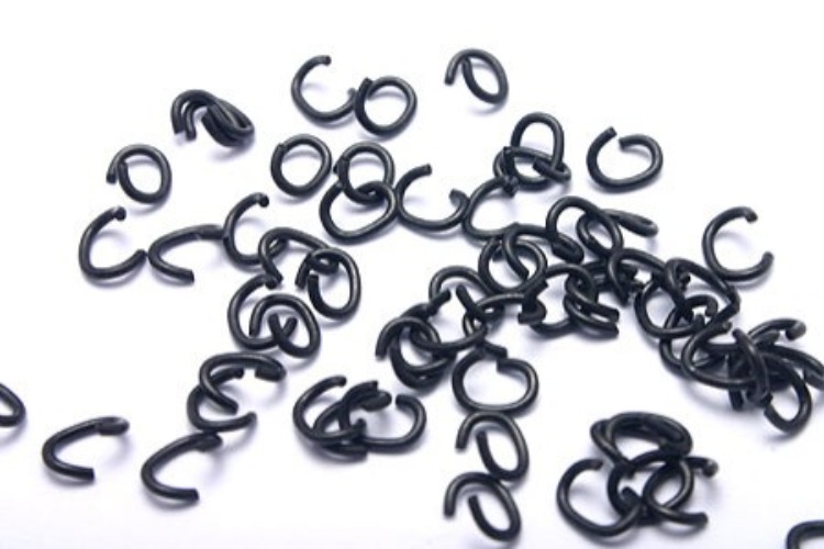 B237- 05x3 Matt Black plated C ring (10g), [PRODUCT_SEARCH_KEYWORD], JEWELFINGER-INBEAD, [CURRENT_CATE_NAME]