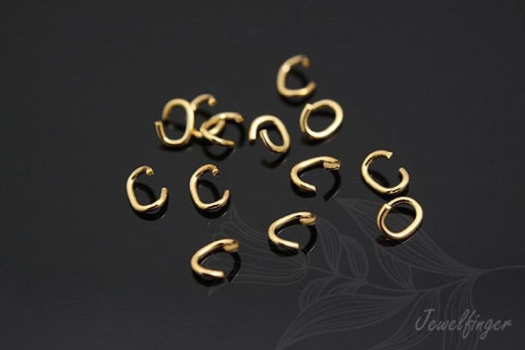 B178-IP 16K Gold plated 0.5x3x3.5 mm C Ring (10g), [PRODUCT_SEARCH_KEYWORD], JEWELFINGER-INBEAD, [CURRENT_CATE_NAME]