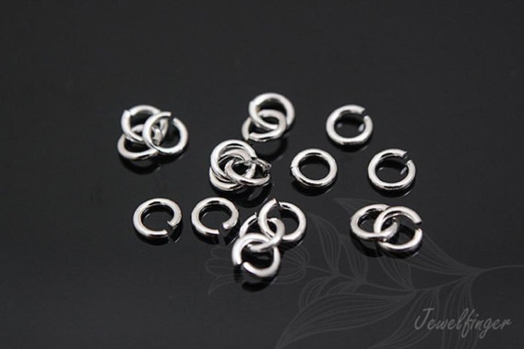 B044-0.6X2mm-Ternary Alloy Plated Jump Ring-Open Link (10g), [PRODUCT_SEARCH_KEYWORD], JEWELFINGER-INBEAD, [CURRENT_CATE_NAME]