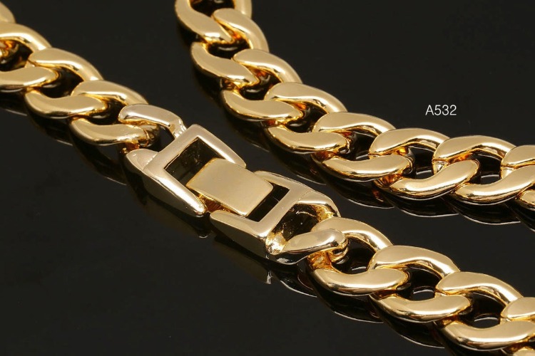 [W] H1045- Gold Plated-35*10mm -Bracelet Clasp-Watch Clasp-Curb Chain Clasp(20pcs), [PRODUCT_SEARCH_KEYWORD], JEWELFINGER-INBEAD, [CURRENT_CATE_NAME]