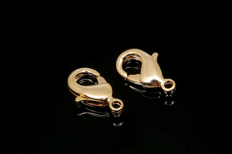 [W] B295-Gold Plated-6*12mm Lobster Clasps(100pcs), [PRODUCT_SEARCH_KEYWORD], JEWELFINGER-INBEAD, [CURRENT_CATE_NAME]