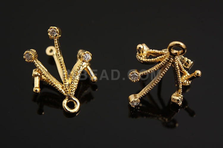 H600-Gold plated beads cap L size(1piece), [PRODUCT_SEARCH_KEYWORD], JEWELFINGER-INBEAD, [CURRENT_CATE_NAME]