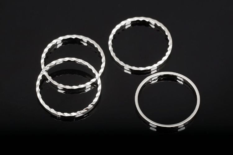 [W] H1137-Rhodium Plated-(100 pcs)-Round Cutting Ring-Closed Ring-Wholesale Charms, [PRODUCT_SEARCH_KEYWORD], JEWELFINGER-INBEAD, [CURRENT_CATE_NAME]