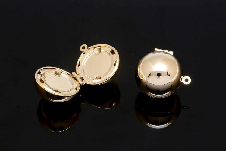 [W] H141-Gold Plated-(20 pcs)-18mm Ball Rocket Pendant-Persnalized Locket Pendant-Wholesale Pendants, [PRODUCT_SEARCH_KEYWORD], JEWELFINGER-INBEAD, [CURRENT_CATE_NAME]