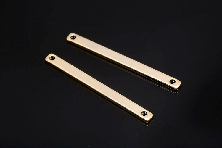 [W] E967-Gold Plated-(40 pcs)-2.8*32mm Brass Bar Pendant-Stamping Blanks Bar-For Engrave Necklace-Wholesale Pendants, [PRODUCT_SEARCH_KEYWORD], JEWELFINGER-INBEAD, [CURRENT_CATE_NAME]