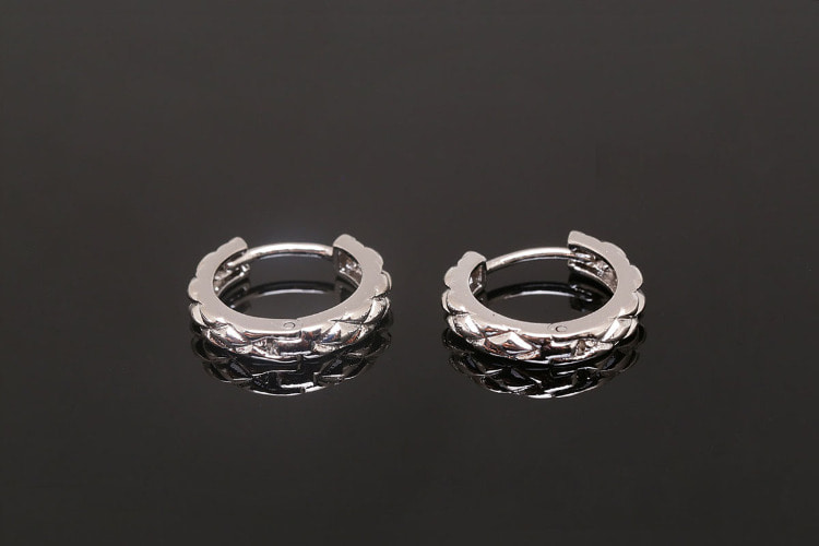 [W] F25-Rhodium Plated (10pairs)-14mm Lever Back Earrings-2.6mm Thickness Hoops-Earring Component-Nickel Free, [PRODUCT_SEARCH_KEYWORD], JEWELFINGER-INBEAD, [CURRENT_CATE_NAME]