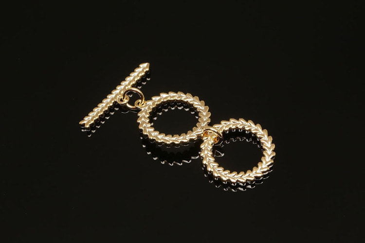 TG011-Gold Plated-Brass Toggle Bar Clasp (2pcs), [PRODUCT_SEARCH_KEYWORD], JEWELFINGER-INBEAD, [CURRENT_CATE_NAME]