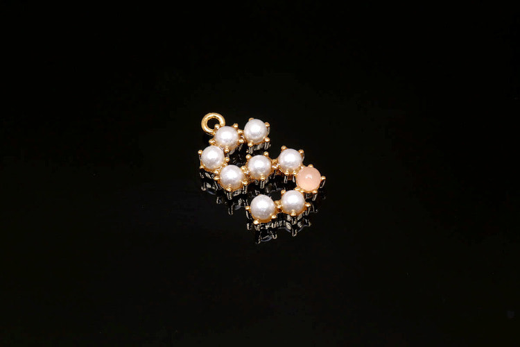 [W] F84-Gold Plated-(20pcs)-Pearl Initial S Charms-Unique Initial Pendant-Necklace Earrings Making Supply-Wholesale Initial, [PRODUCT_SEARCH_KEYWORD], JEWELFINGER-INBEAD, [CURRENT_CATE_NAME]