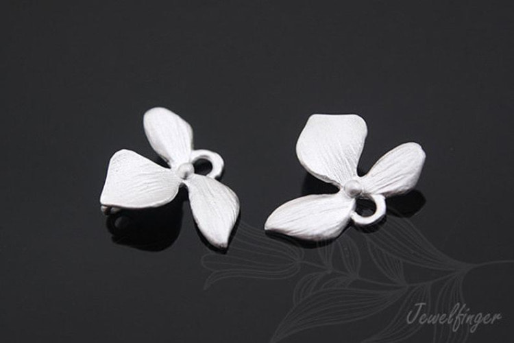M299-Matt Rhodium Plated-(4pcs)-Tiny Flower Connector-Wholesale Connectors, [PRODUCT_SEARCH_KEYWORD], JEWELFINGER-INBEAD, [CURRENT_CATE_NAME]