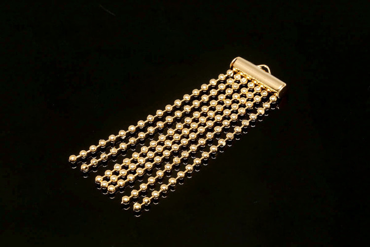 [W] F123-Gold Plated-(20pcs)-16*54mm Ball Chain Pendant-Necklace Earrings Making Supply-Wholesale Pendants, [PRODUCT_SEARCH_KEYWORD], JEWELFINGER-INBEAD, [CURRENT_CATE_NAME]