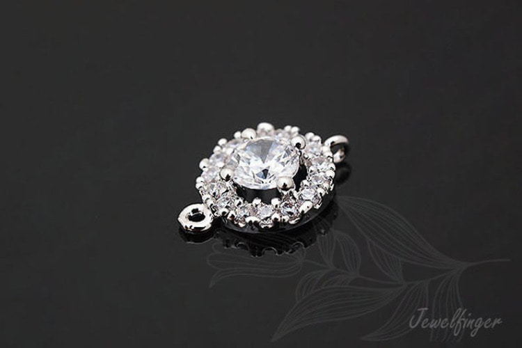 [W] C823-Ternary Alloy Plated-(10pcs)-Wedding jewelry Connector-Cubic Connector-Wholesale Connectors, [PRODUCT_SEARCH_KEYWORD], JEWELFINGER-INBEAD, [CURRENT_CATE_NAME]