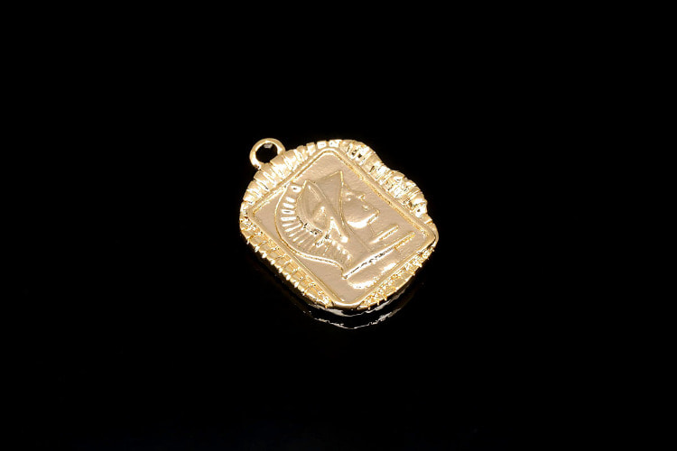 [W] F136-Gold Plated-(20pcs)-Medallion Pendant-Necklace Bracelet Making Supply-Wholesale Pendants, [PRODUCT_SEARCH_KEYWORD], JEWELFINGER-INBEAD, [CURRENT_CATE_NAME]