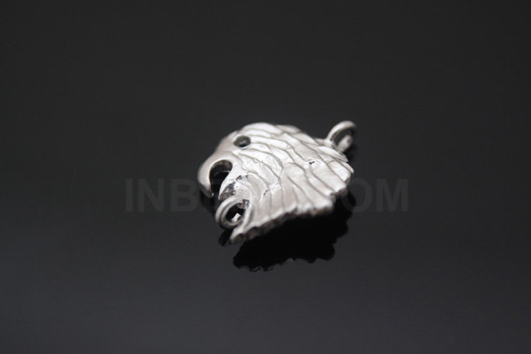 C915-Matt Rhodium Plated-(1piece)-CZ Eagle Connector-Wholesale Connectors, [PRODUCT_SEARCH_KEYWORD], JEWELFINGER-INBEAD, [CURRENT_CATE_NAME]