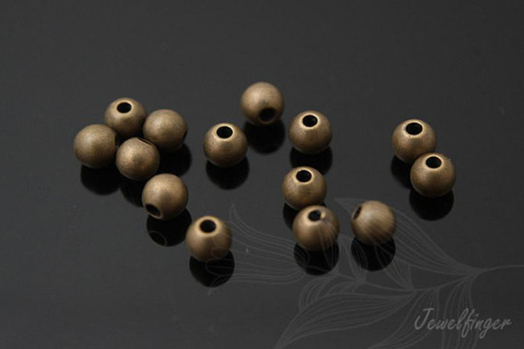 [W] B339-Antiqued Brass-3mm Metal Beads (600pcs), [PRODUCT_SEARCH_KEYWORD], JEWELFINGER-INBEAD, [CURRENT_CATE_NAME]