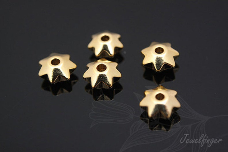[W] H134-Gold Plated-6mm Metal Rondelle Beads-Brass Tiny Spaser Beads (100pcs), [PRODUCT_SEARCH_KEYWORD], JEWELFINGER-INBEAD, [CURRENT_CATE_NAME]
